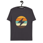 Bitcoin Lightning Retro Men's Organic Cotton T-Shirt