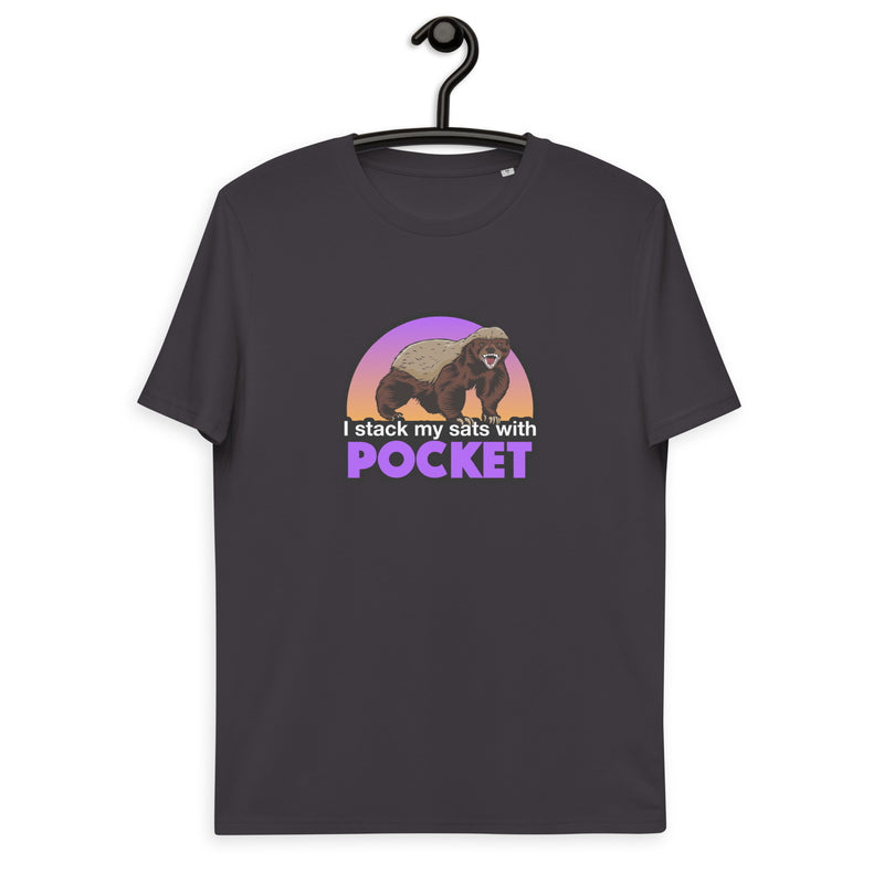 Pocket Bitcoin Honeybadger Men's Organic Cotton T-Shirt