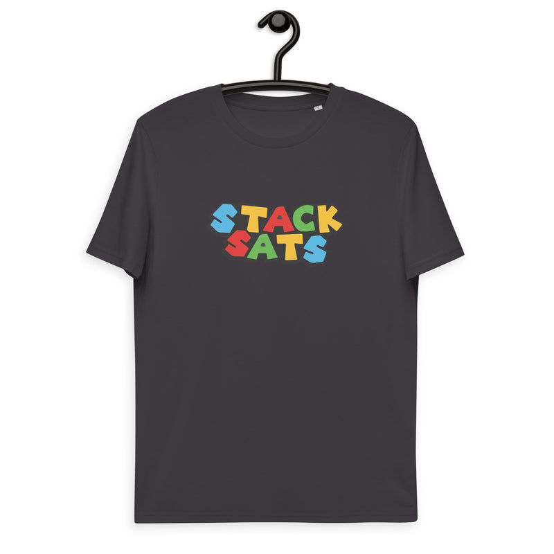 Stack Sats Men's Organic Cotton | Bitcoin T-Shirt