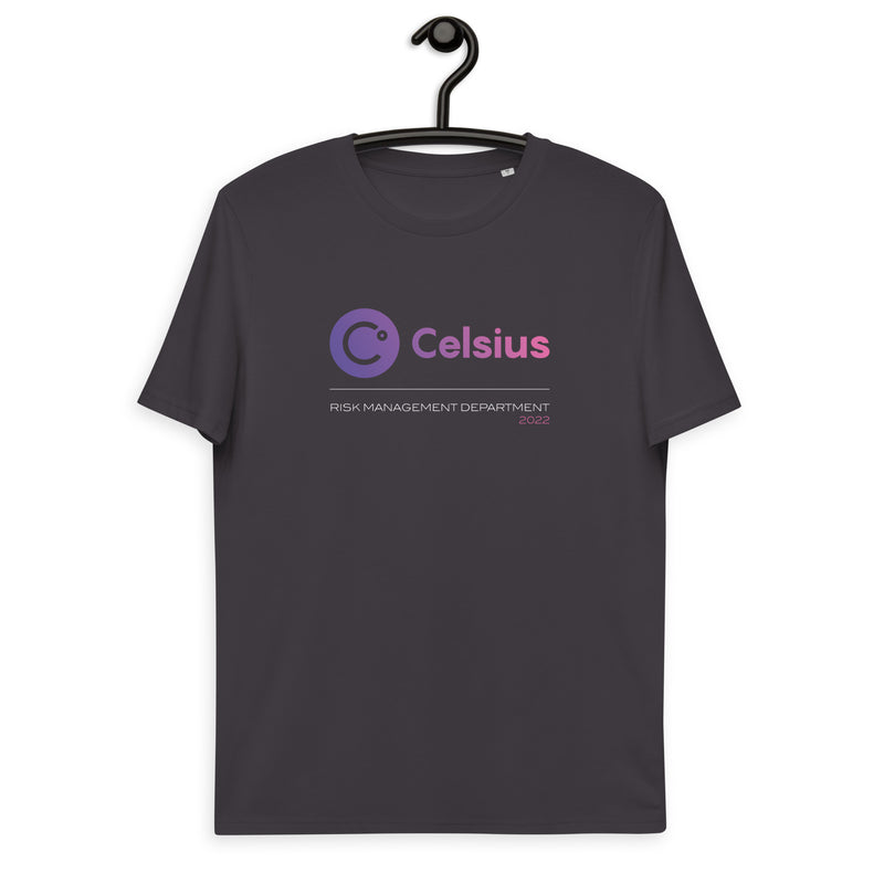 Celsius Risk Management | Organic Cotton | Bitcoin T-Shirt | Unisex