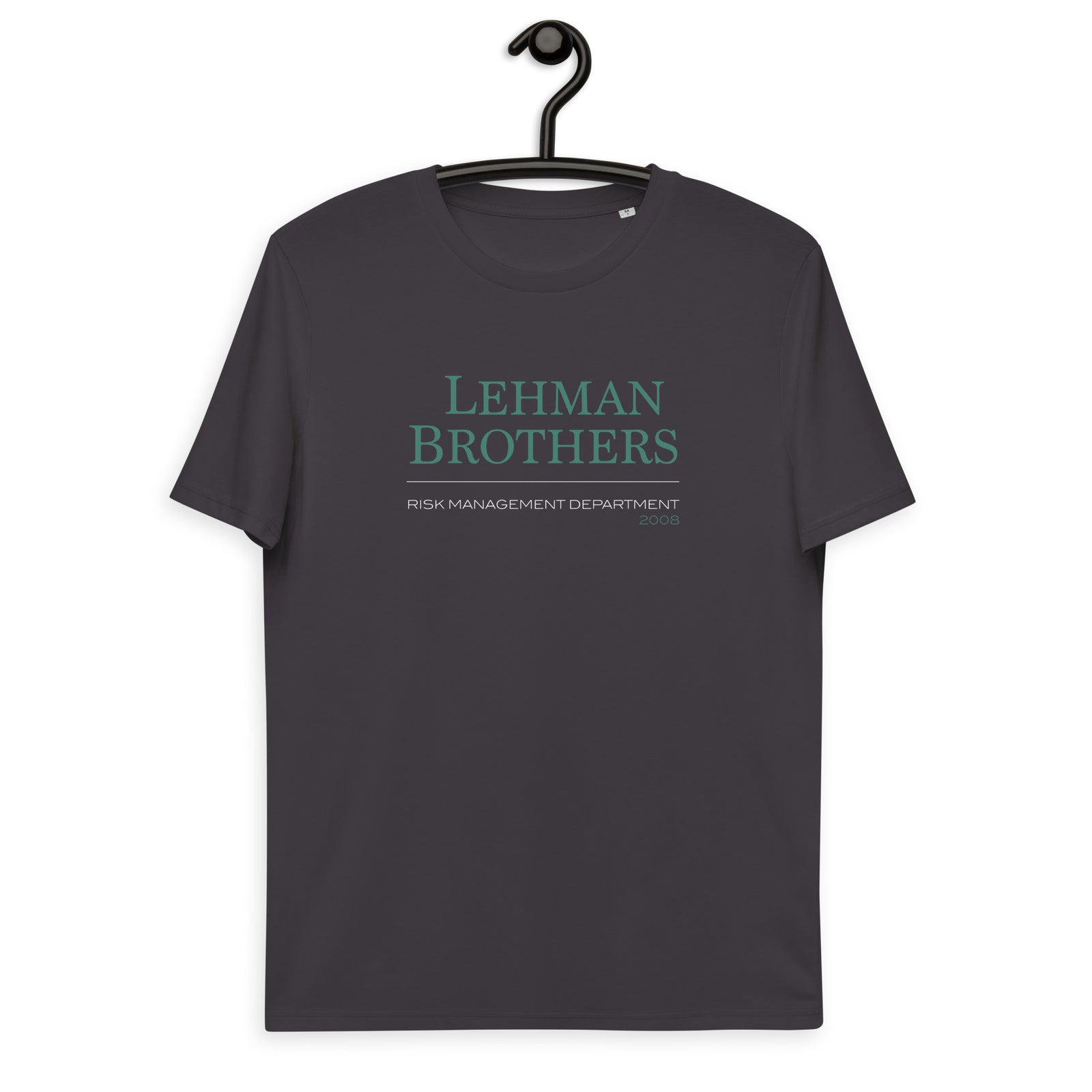 Lehman Brothers Risk Management | Organic Cotton | Bitcoin T-Shirt | Unisex
