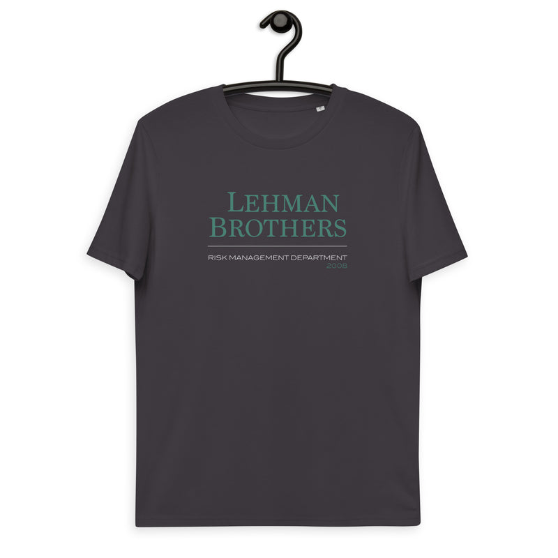 Lehman Brothers Risk Management | Organic Cotton | Bitcoin T-Shirt | Unisex