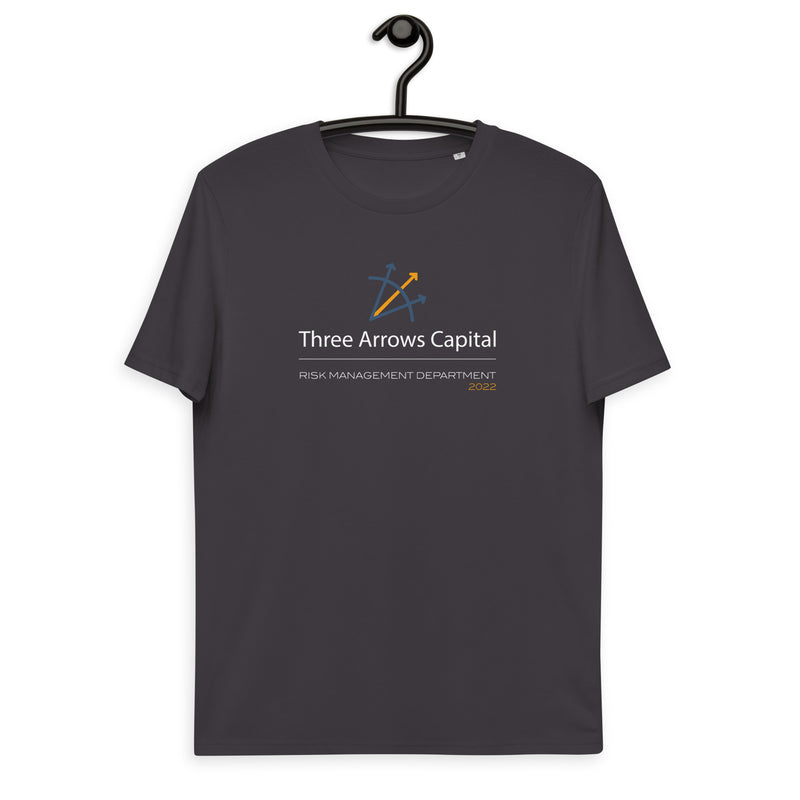 Three Arrows Capital Risk Management | Organic Cotton | Bitcoin T-Shirt | Unisex