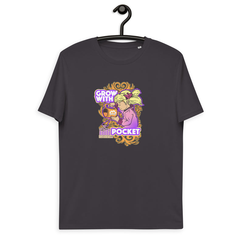 Pocket Bitcoin Girl Men's Organic Cotton T-Shirt