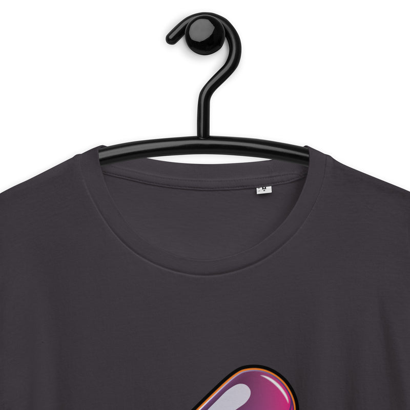 Pocket Bitcoin Orange Pill Men's Organic Cotton T-Shirt