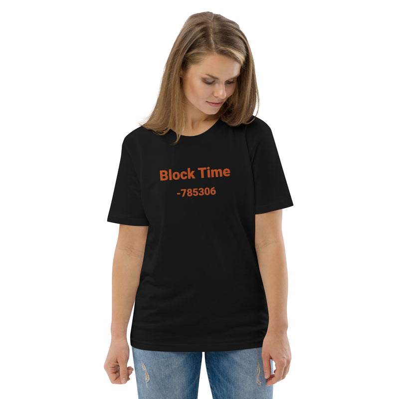 Block Time Personalized Women's Organic Cotton | Bitcoin T-Shirt