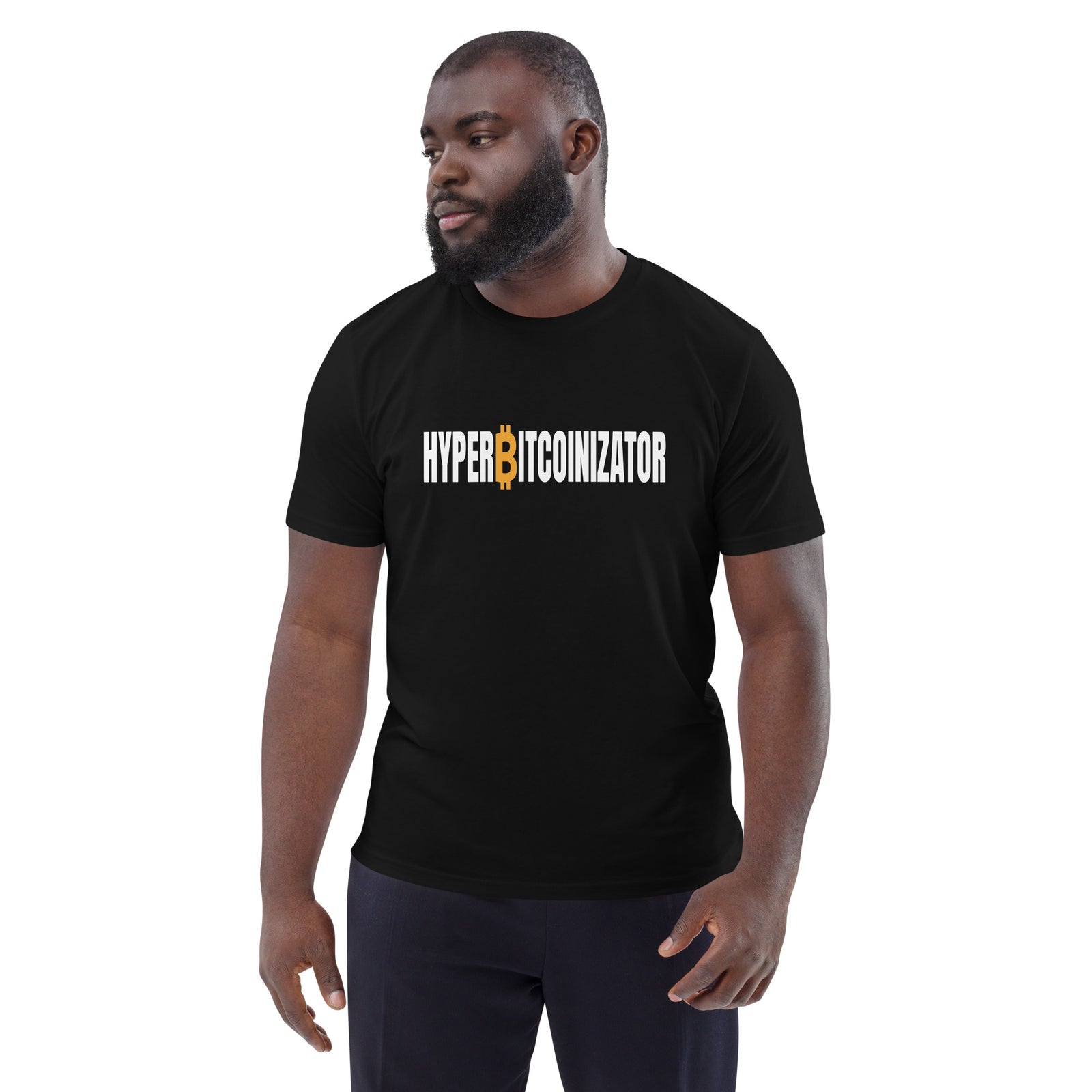 Bitcoin Hyperbitcoinizator Men's Organic Cotton T-Shirt