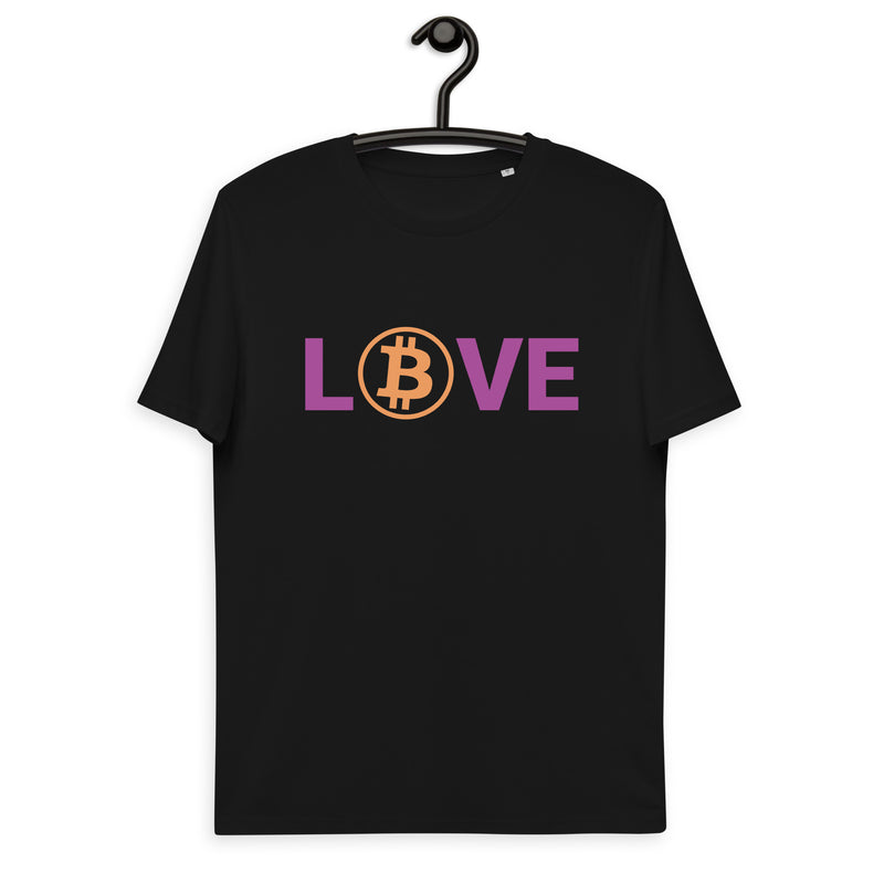 Bitcoin LOVE Men's Organic Cotton T-Shirt