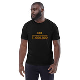 Infinity Divided by 21 Mio Men's Organic Cotton T-Shirt