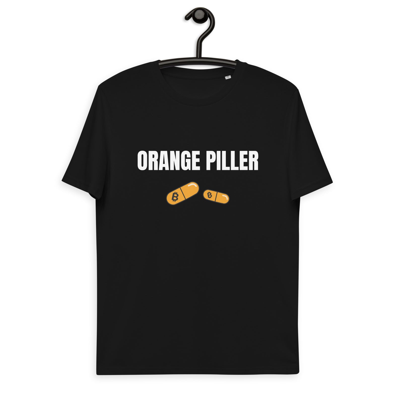 Bitcoin Orange Piller Basic Bio-T-Shirt für Männer