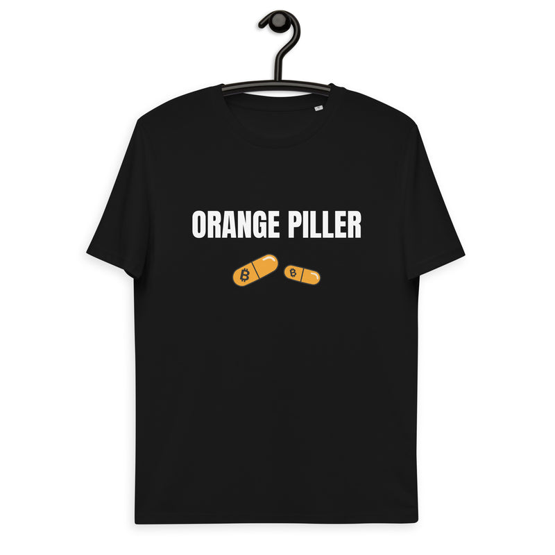 Bitcoin Orange Piller Basic Bio-T-Shirt für Männer
