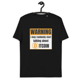 Bitcoin Warning Men's Organic Cotton T-Shirt