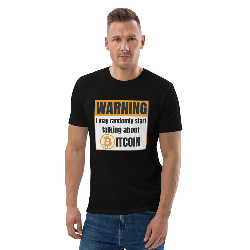 Bitcoin Warning Men's Organic Cotton T-Shirt