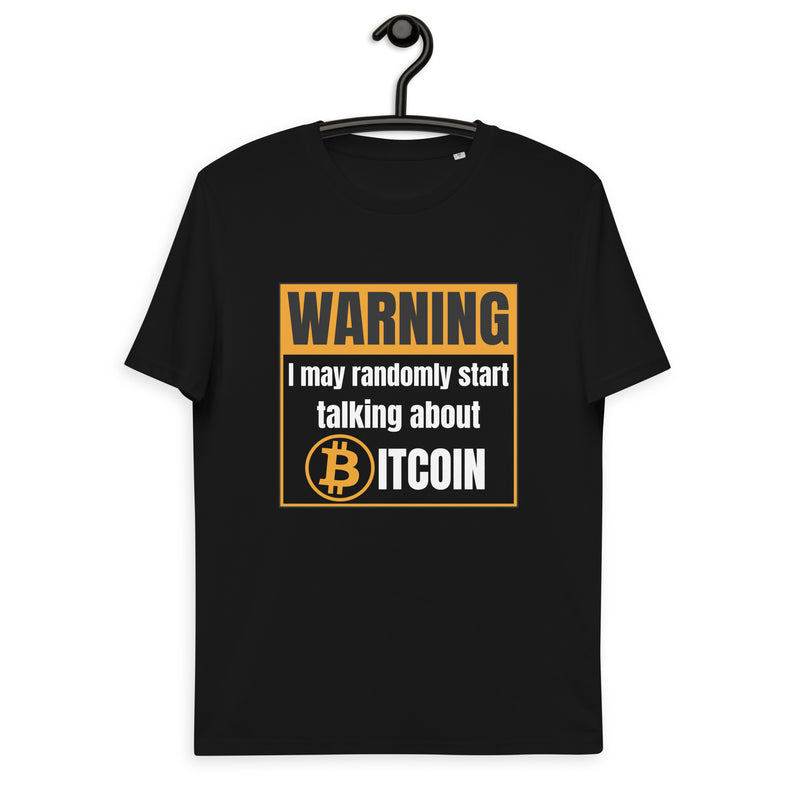 Bitcoin Warning Men's Organic Cotton T-Shirt