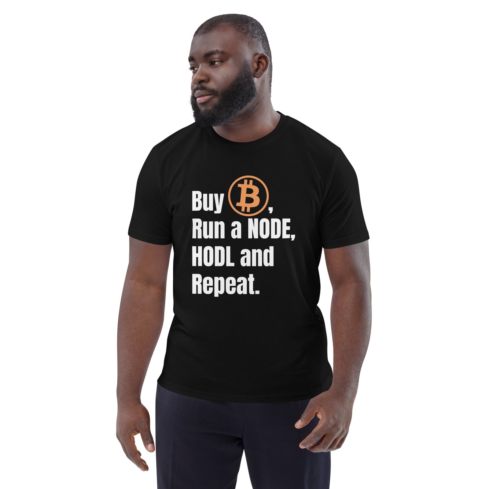 Buy Bitcoin Men's Organic Cotton T-Shirt