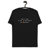 Bitcoin Talk Basic Bio-T-Shirt für Männer