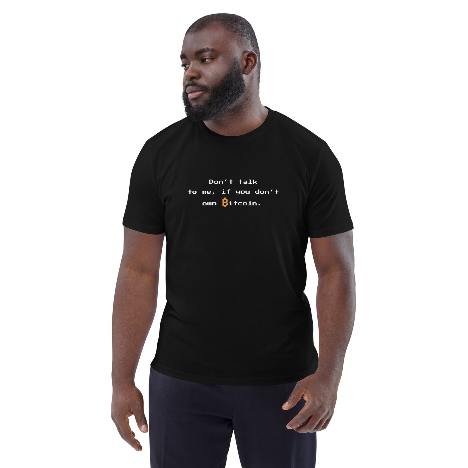 Bitcoin Talk Men's Organic Cotton T-Shirt