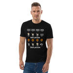 Bitcoin Inflation Deflation Basic Bio-T-Shirt für Männer