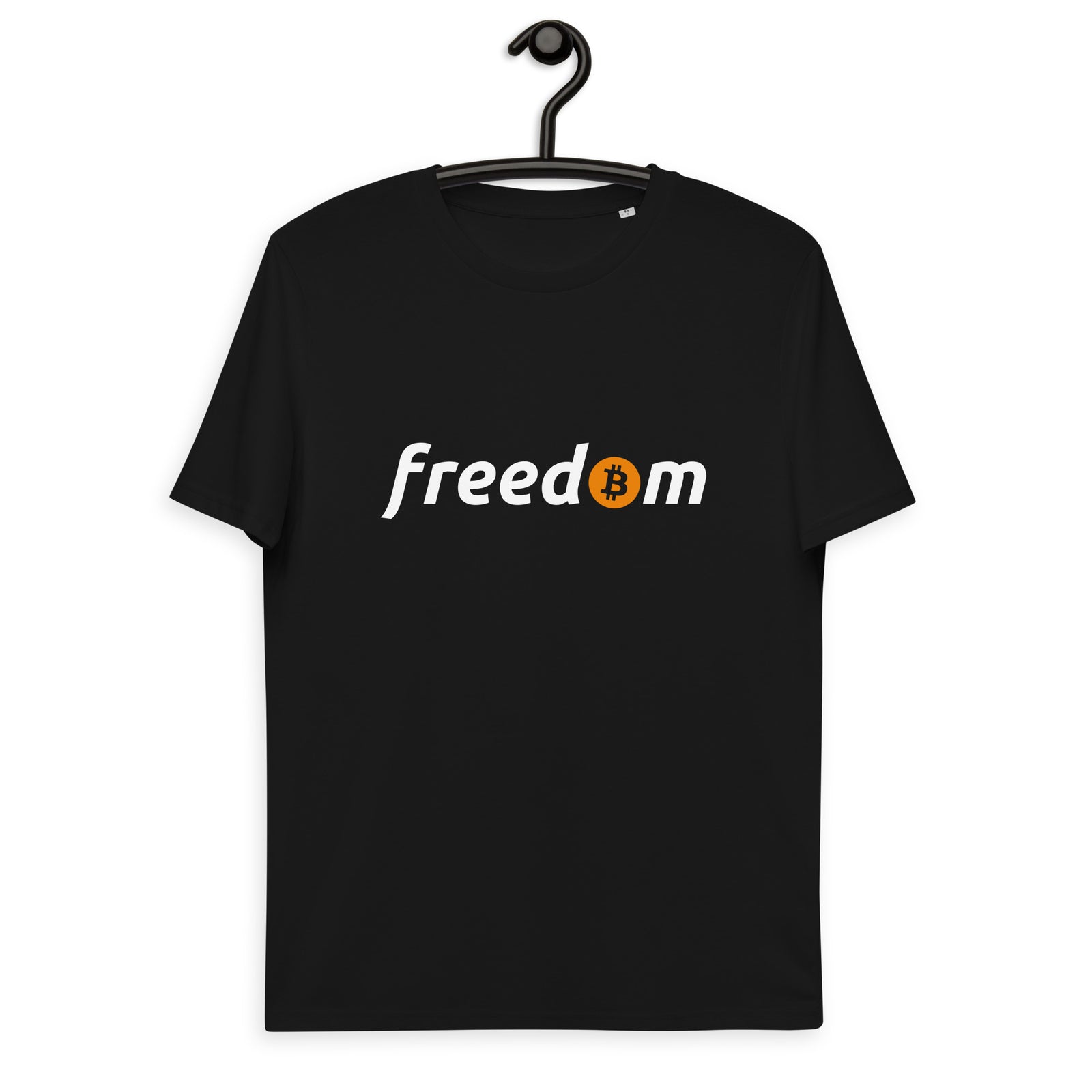 Bitcoin Freedom Basic Bio-T-Shirt für Männer