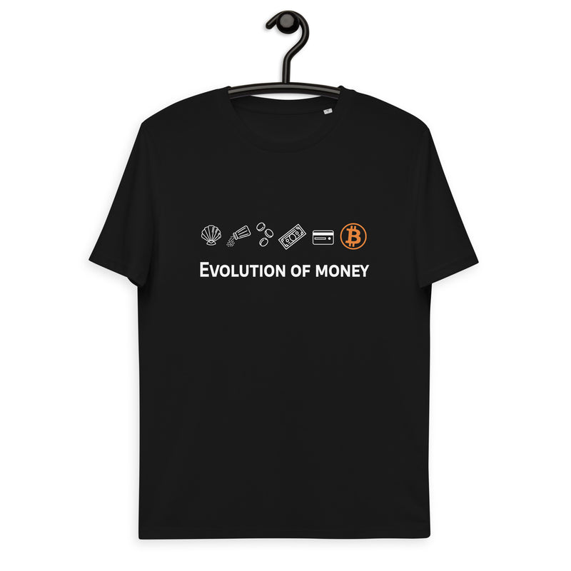 Bitcoin Evolution of Money Men's Organic Cotton T-Shirt