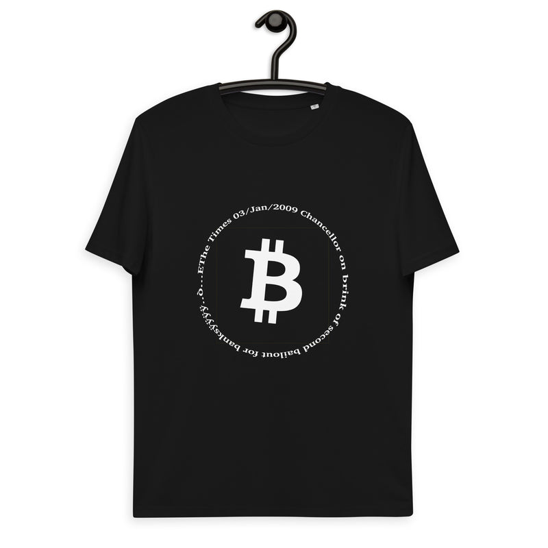 Bitcoin Symbol Men's Organic Cotton T-Shirt