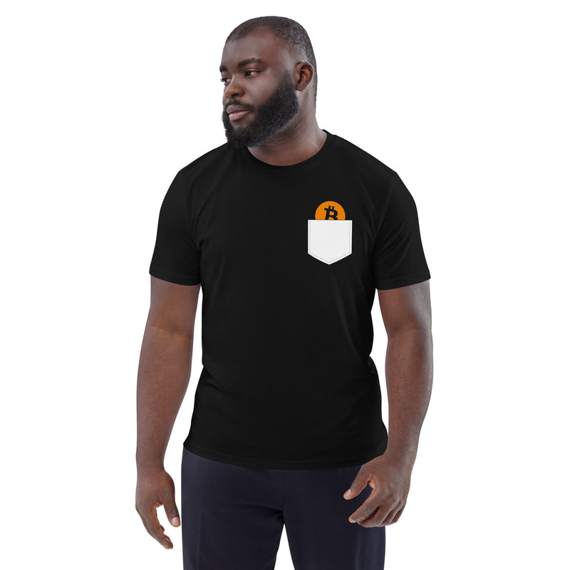 Bitcoin Bag Basic Bio-T-Shirt für Männer