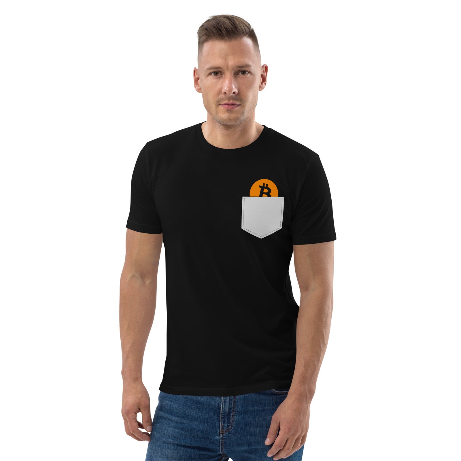 Bitcoin Bag Men's Organic Cotton T-Shirt