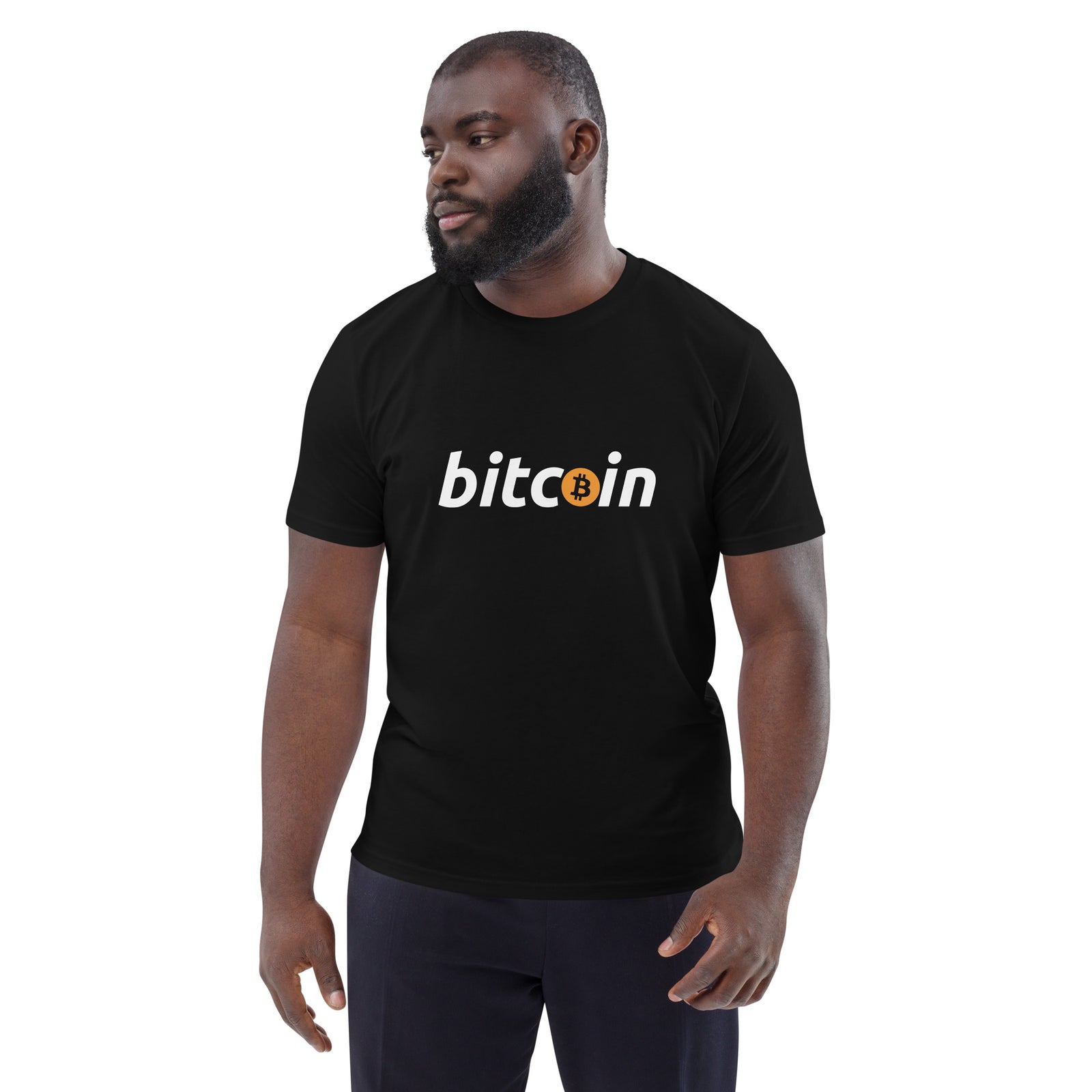 Bitcoin Men's Organic Cotton T-Shirt