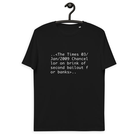 Bitcoin Chancellor Basic Bio-T-Shirt für Männer