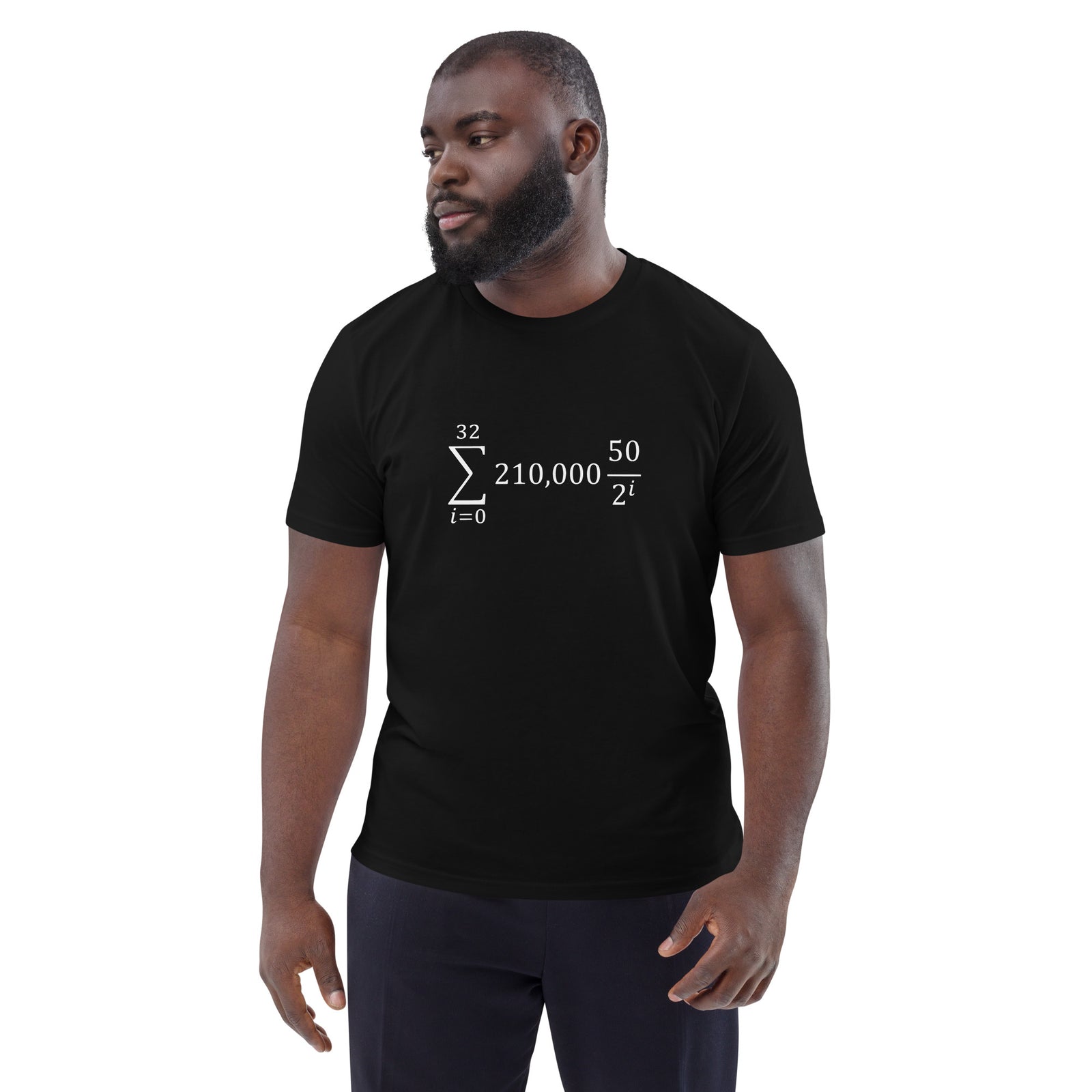 Die Bitcoin Formel Basic Bio-T-Shirt für Männer