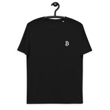 Bitcoin Embroidered Men's Organic Cotton T-Shirt