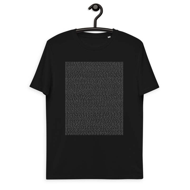 BIP-39 Words Men's Organic Cotton | Bitcoin T-Shirt
