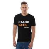 Relai Stack Sats Men's Organic Cotton T-Shirt