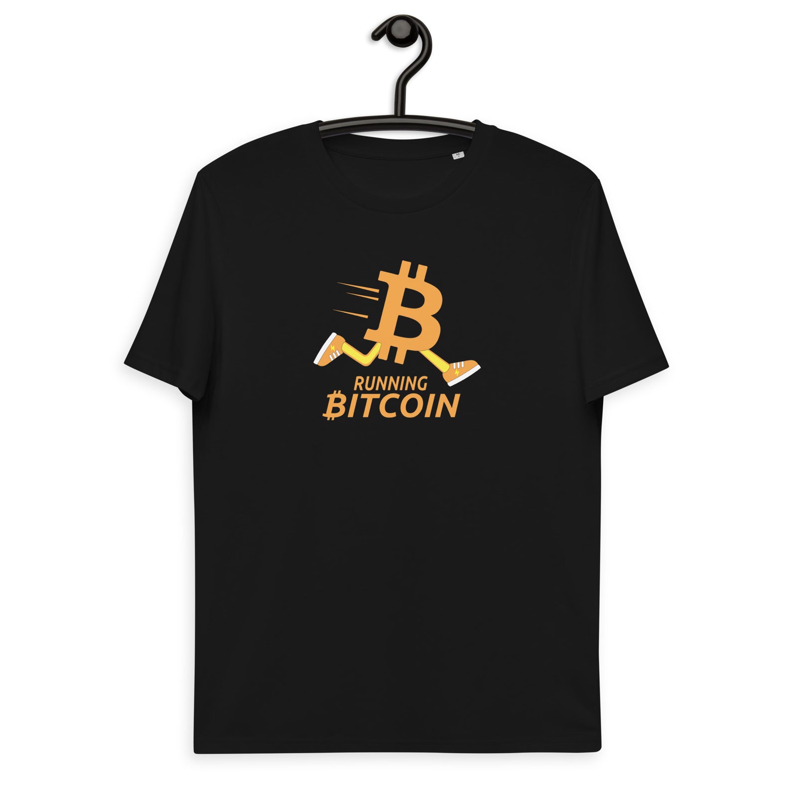 Running Bitcoin | Organic Cotton T-Shirt | Unisex