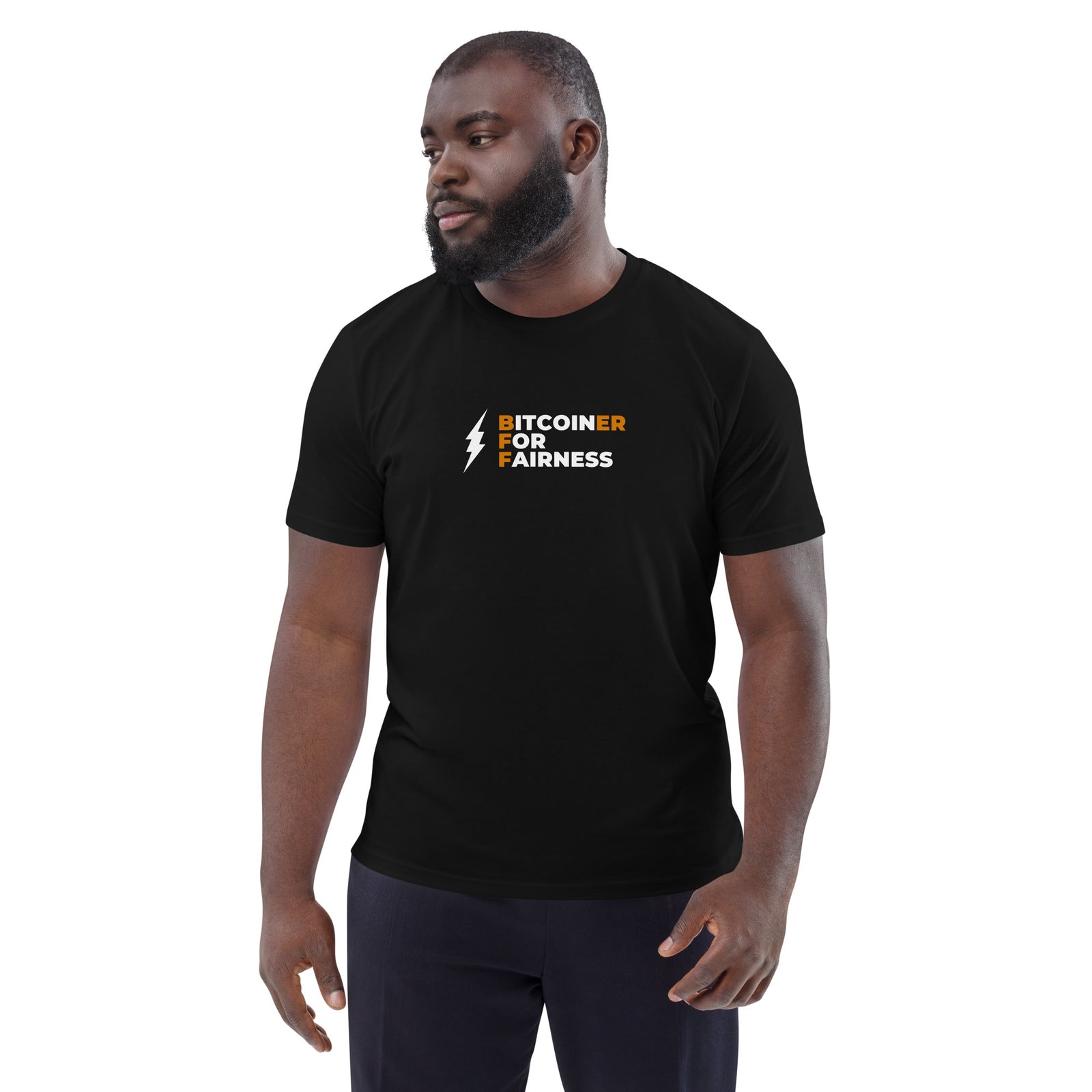 Bitcoiner For Fairness Men's Organic Cotton | Bitcoin T-Shirt