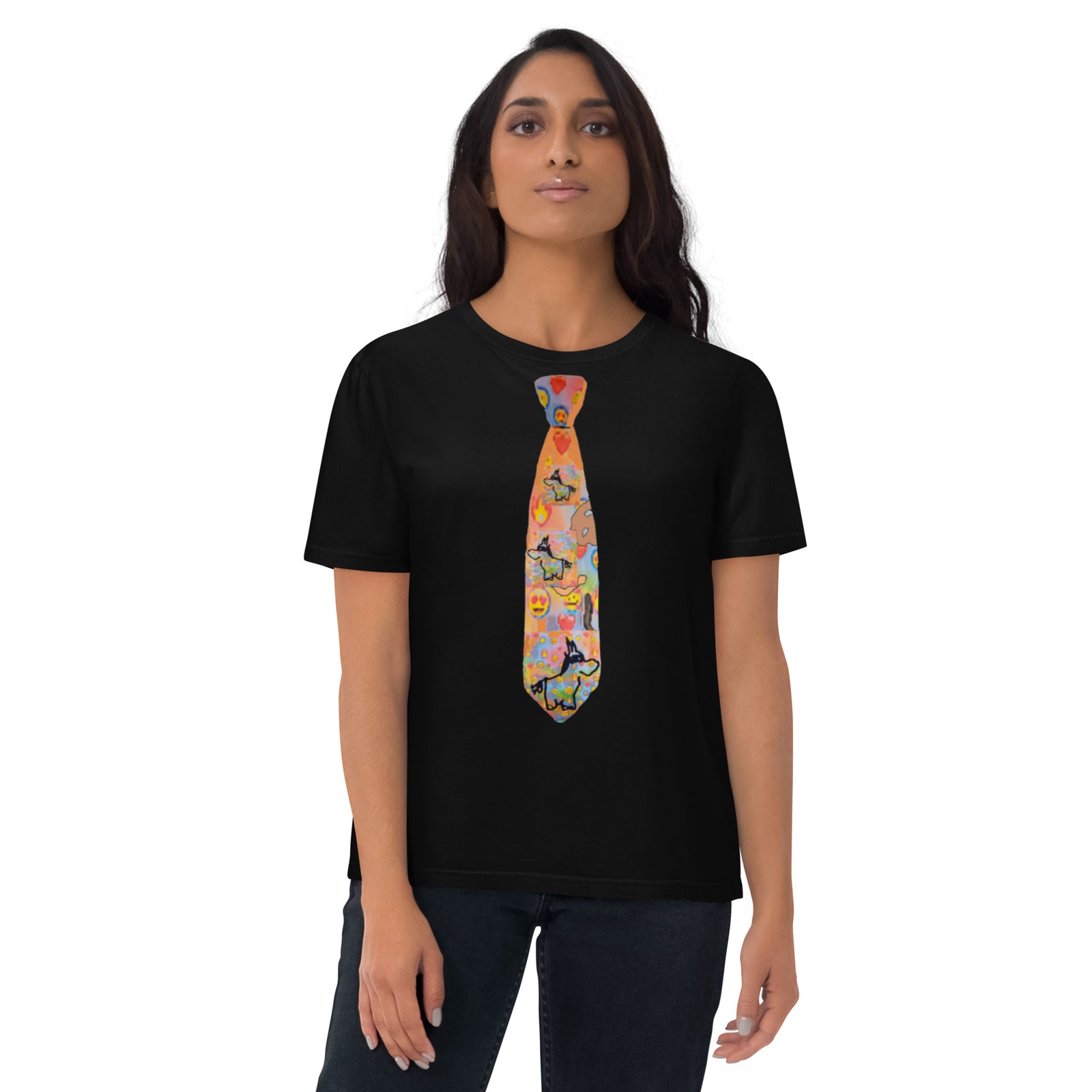 Bullybursti Schlipsograph Women's Organic Cotton | Bitcoin T-Shirt
