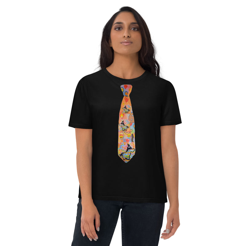 Bullybursti Schlipsograph Women's Organic Cotton | Bitcoin T-Shirt