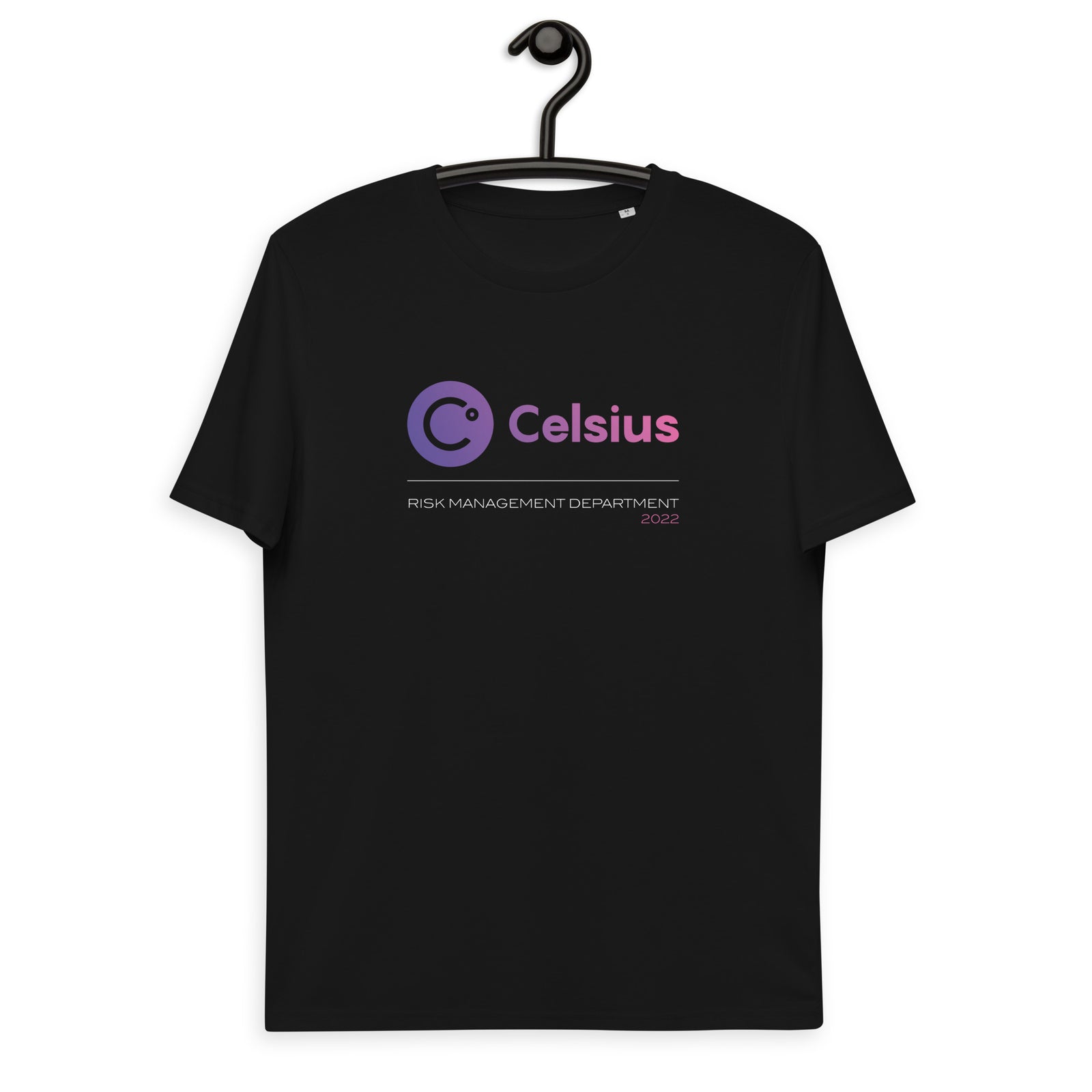 Celsius Risk Management | Organic Cotton | Bitcoin T-Shirt | Unisex