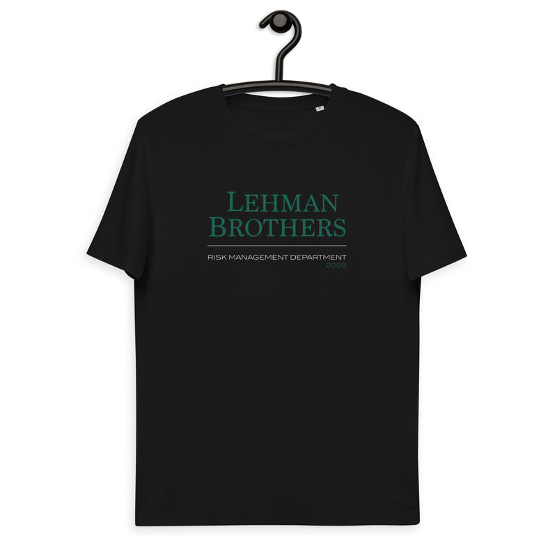 Lehman Brothers Risk Management | Organic Cotton | Bitcoin T-Shirt | Unisex