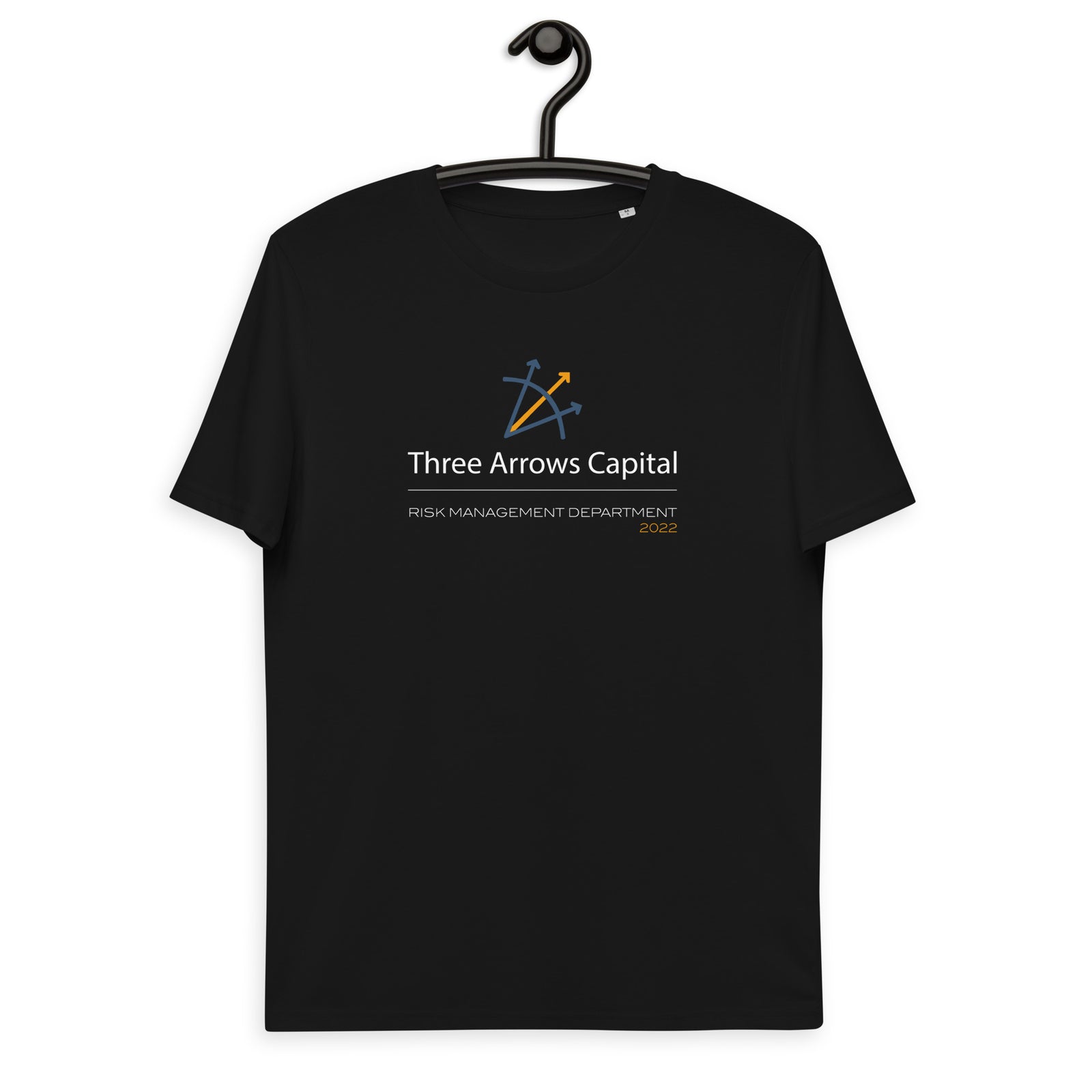 Three Arrows Capital Risk Management | Organic Cotton | Bitcoin T-Shirt | Unisex