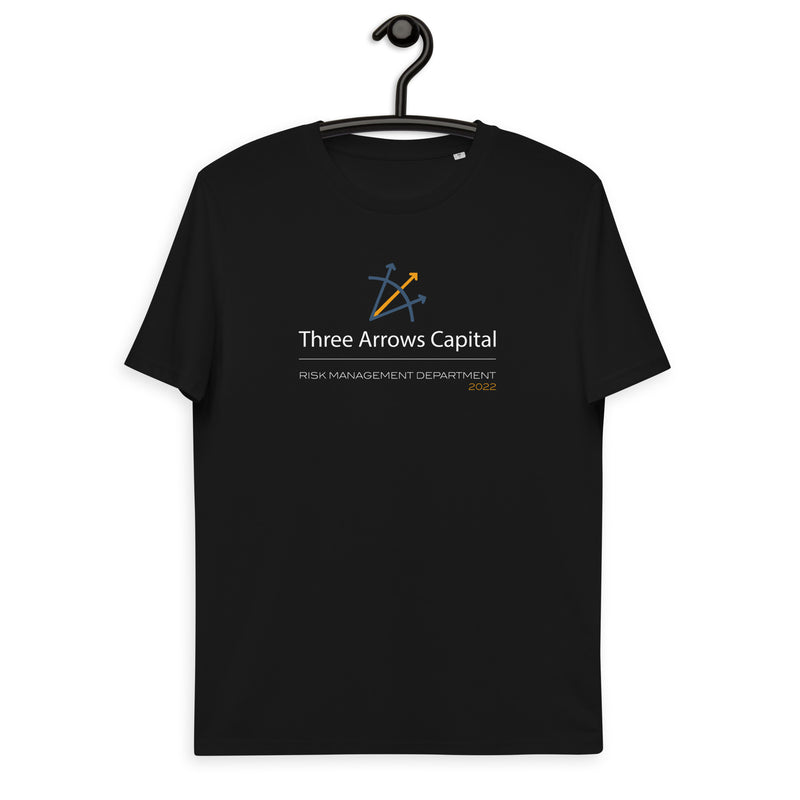 Three Arrows Capital Risk Management | Organic Cotton | Bitcoin T-Shirt | Unisex