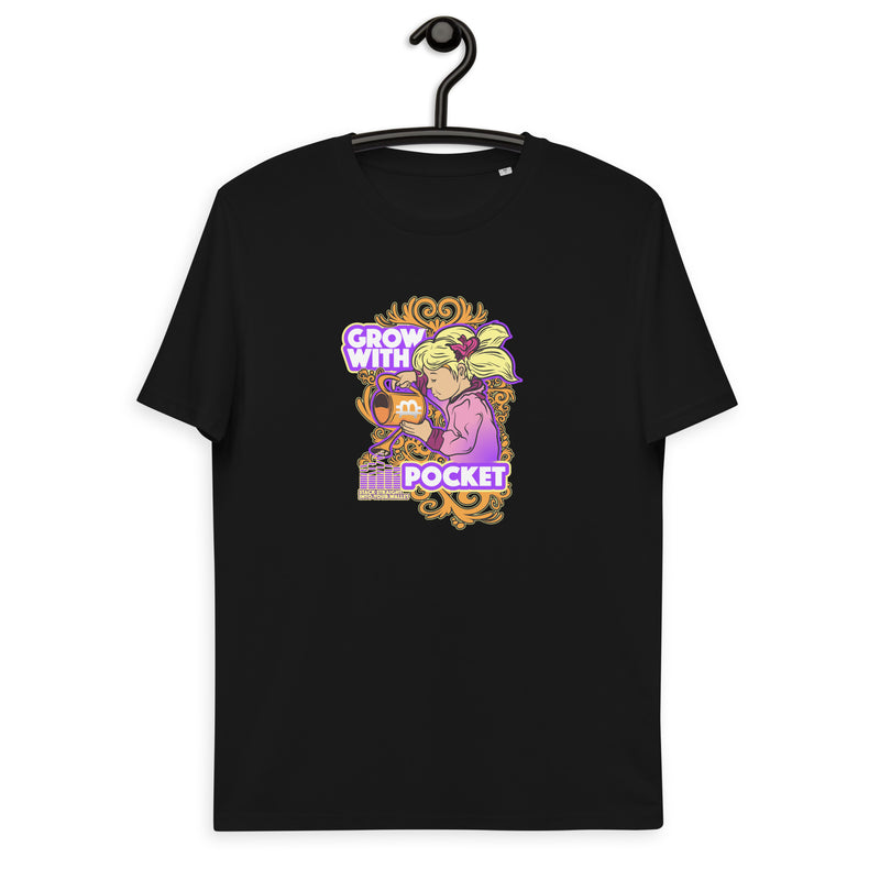 Pocket Bitcoin Girl Men's Organic Cotton T-Shirt