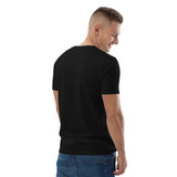 Bitcoin Satsymbol Embroidered Men's Organic Cotton T-Shirt