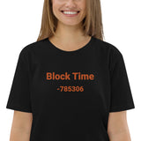 Block Time Personalized Women's Organic Cotton T-Shirt