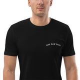 BTC POW Tour Front Embroidered & Back Printed Men's Organic Cotton T-Shirt