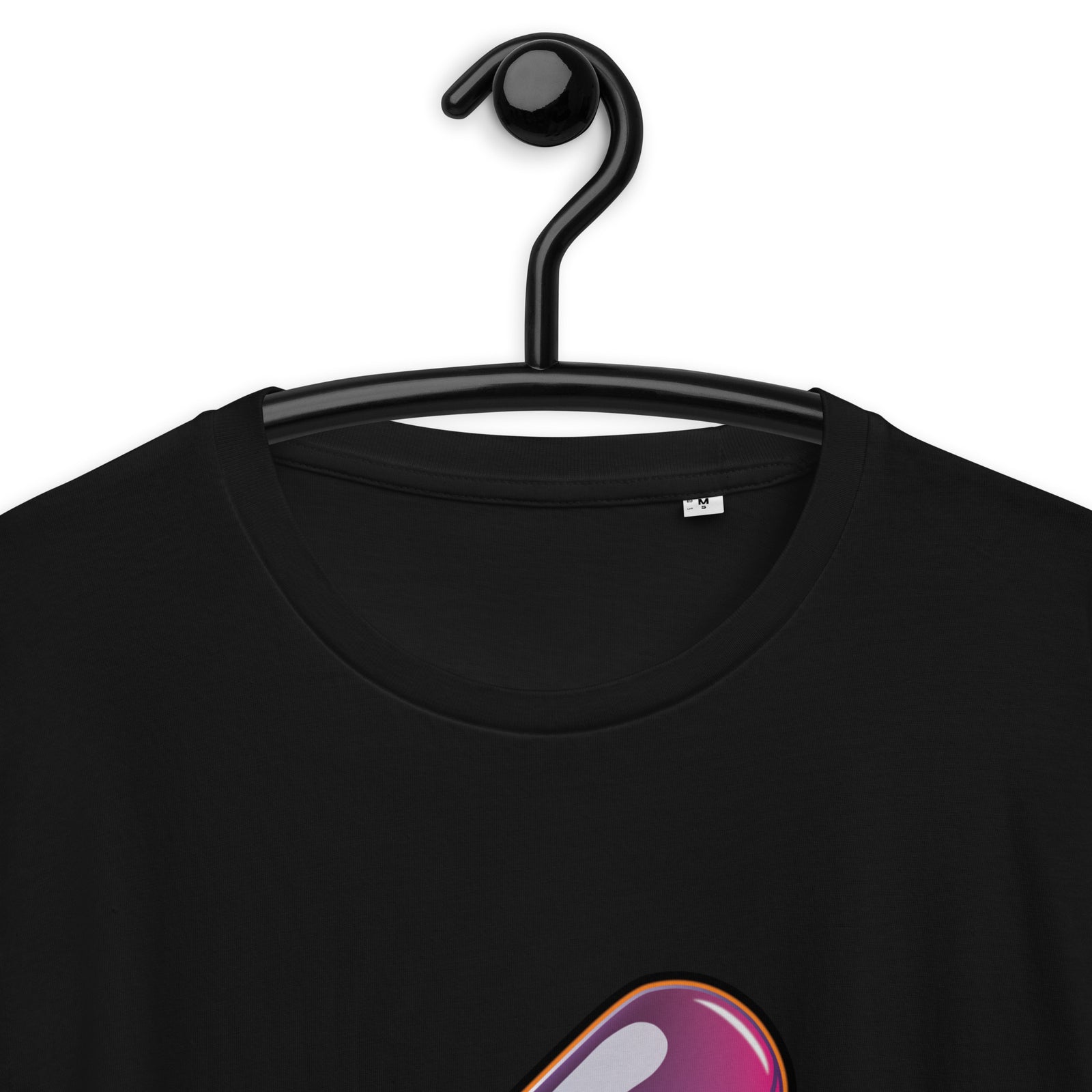 Pocket Bitcoin Orange Pill Men's Organic Cotton T-Shirt