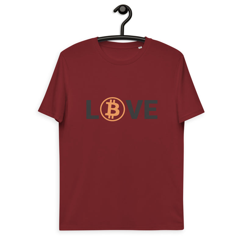 Bitcoin LOVE Men's Organic Cotton T-Shirt