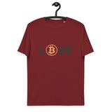 Bitcoin LOVE Men's Organic Cotton T-Shirt