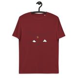 Bitcoin Weihnachten Berge Basic Bio-T-Shirt für Männer