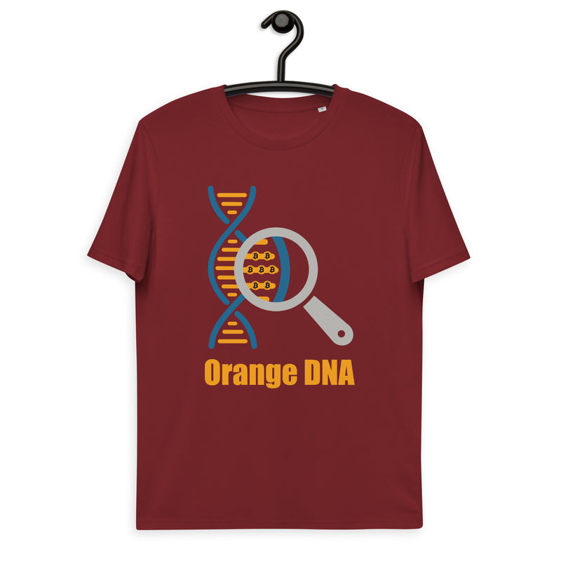 Bitcoin Orange DNA Men's Organic Cotton T-Shirt